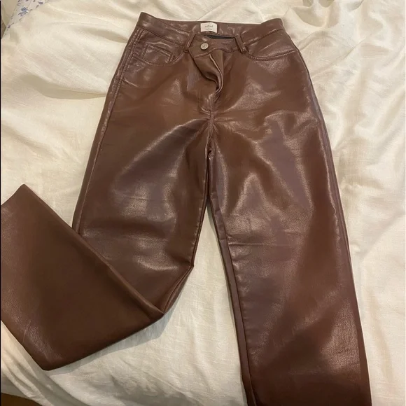 Aritzia Wilfred Melina leather pants - Picture 1 of 3